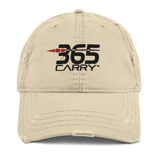 Khaki cap with embroidered 365CARRY brand logo