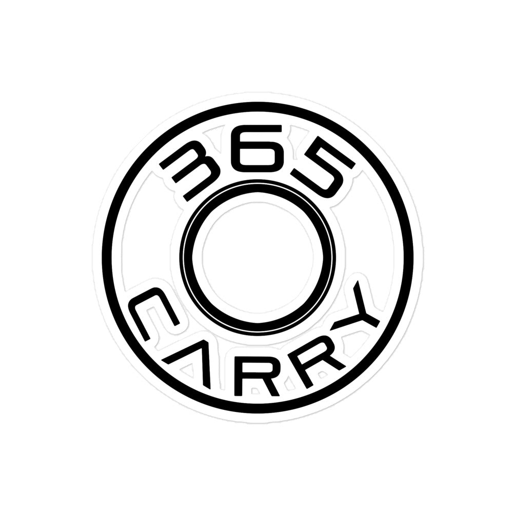 4x4 365Carry logo on die-cut Sicker