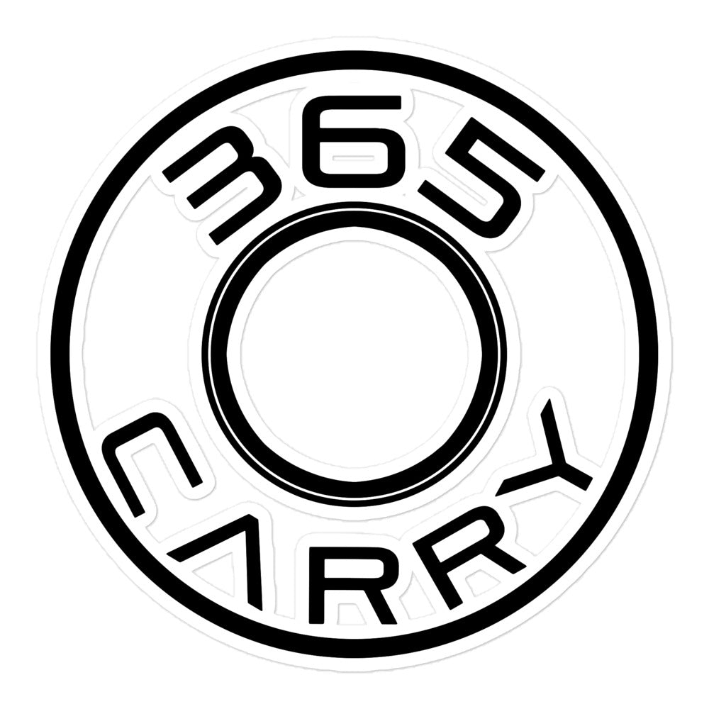 5x5 365Carry logo on die-cut Sicker