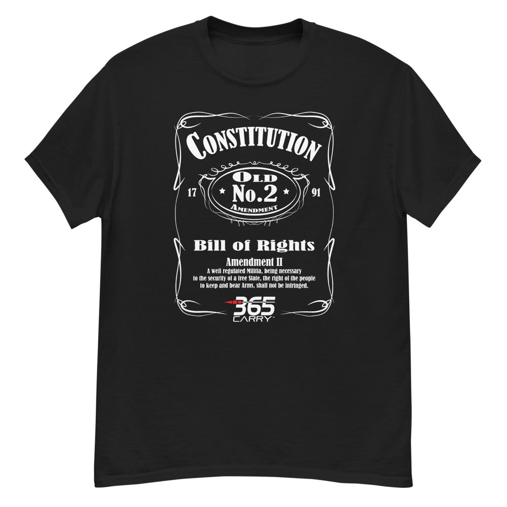 Men's heavyweight tee Constitution Black