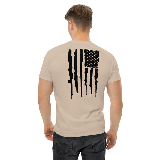 Gun Flag shirt tan