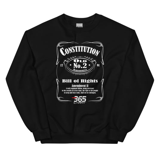 Black 2nd Amendment JD sweatshirt 
