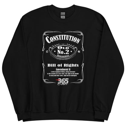 Black 2nd Amendment JD sweatshirt