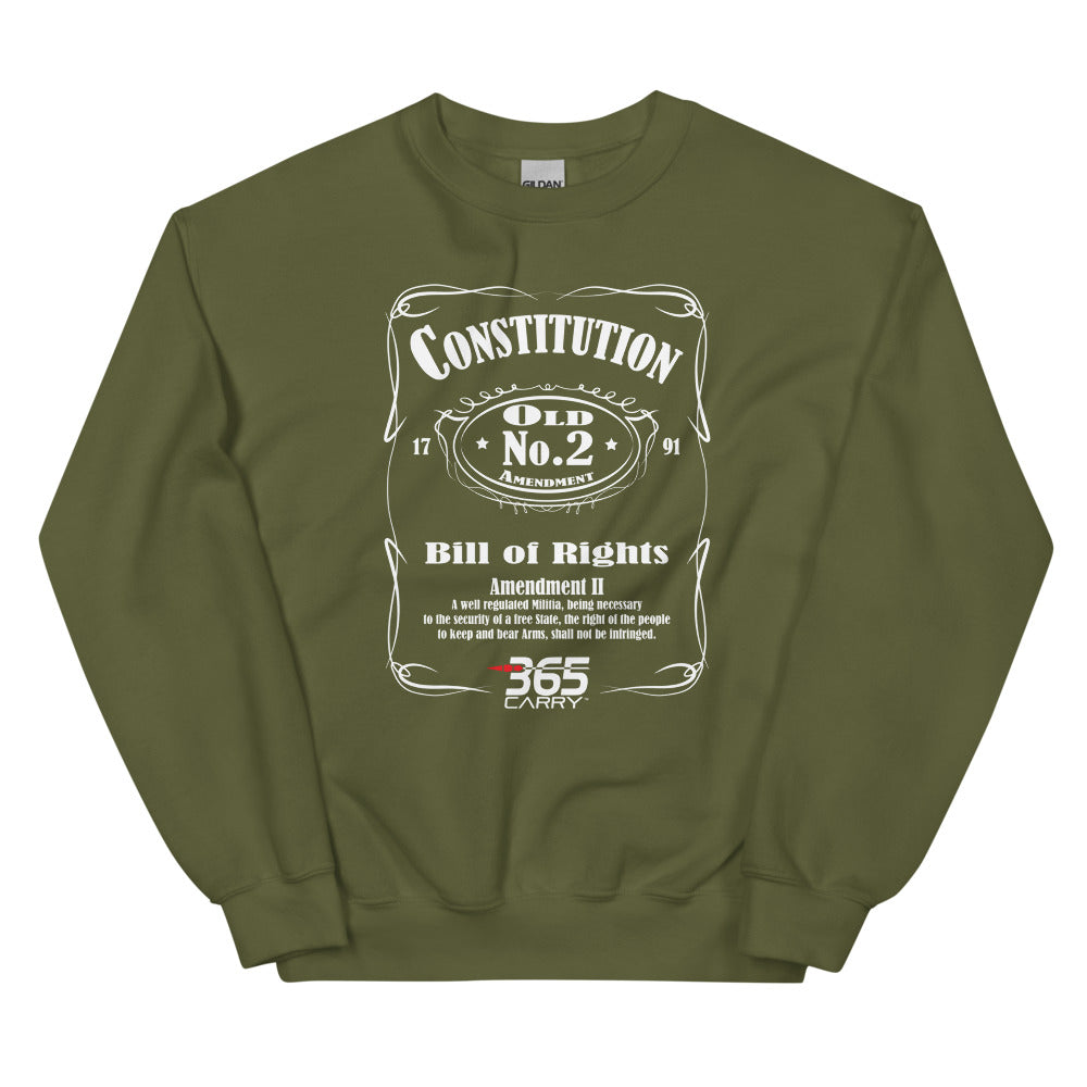 Army Green 2nd Amendment JD sweatshirt