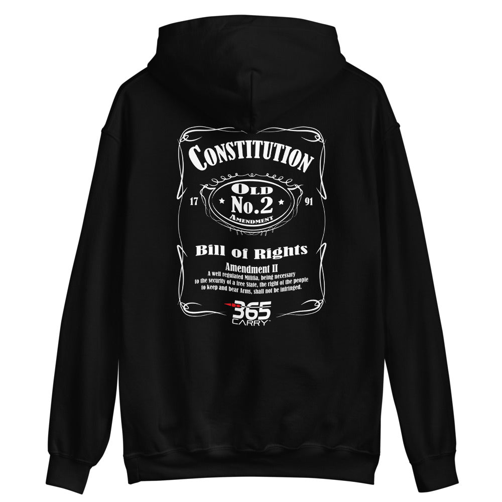 Flat Black JD 2nd Amendment hoodie