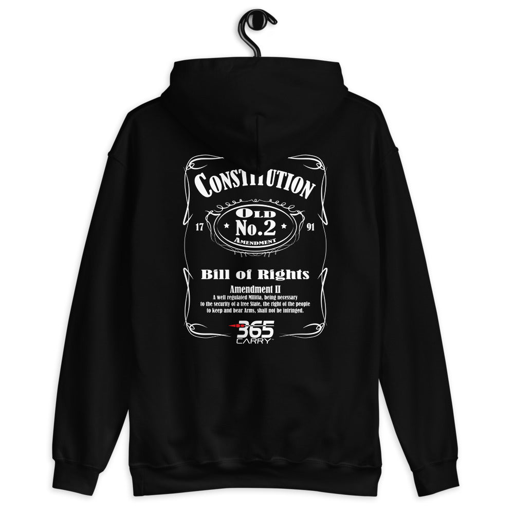 Hanging Black JD 2nd Amendment hoodie