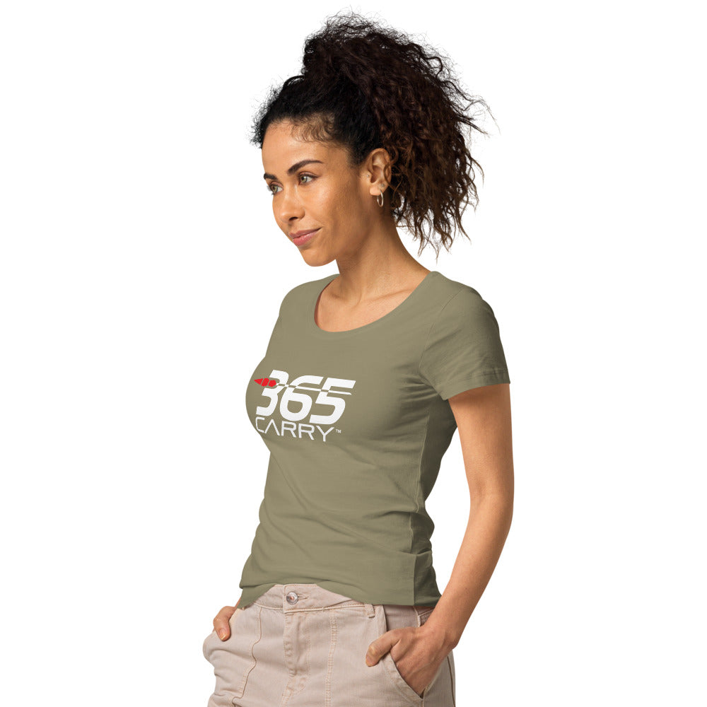 female 365carry logo t-shirt tan